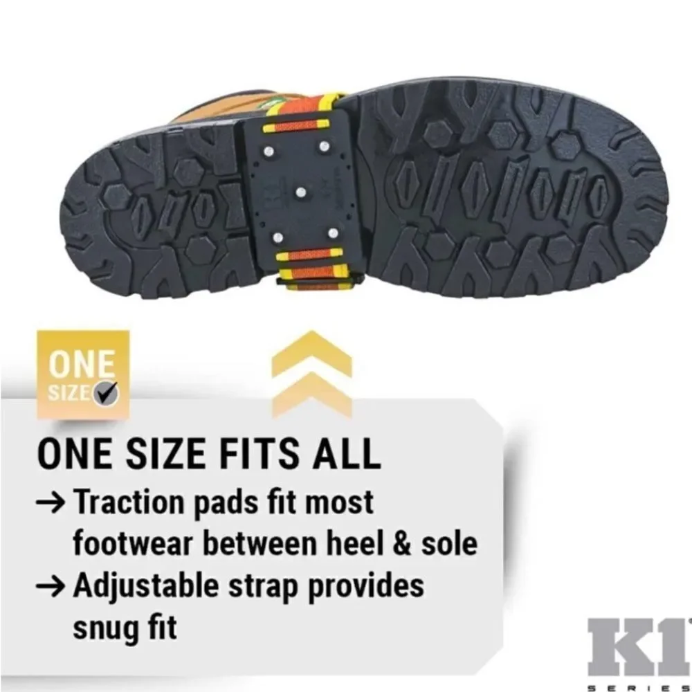 K1 Mid-Sole Ice Cleats Easily Rotate Traction Cleats Indoor/Outdoor Transition